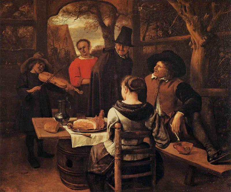 Jan Steen The Meal oil painting picture